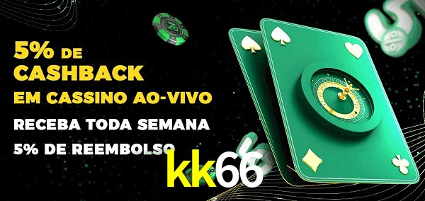 Promoções do cassino ao Vivo kk66
